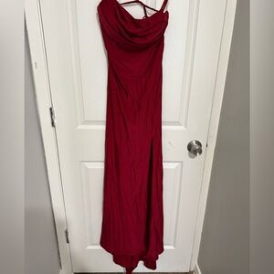 Camilla Strapless Red Dress